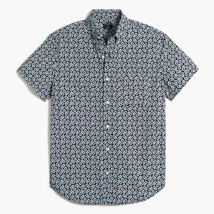 SHORT-SLEEVE Regular Printed Flex Casual Shirt